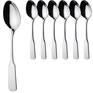 Gräwe Espressolöffel Spaten, 11 cm, Edelstahl 18/10, silber poliert, 6 Stück