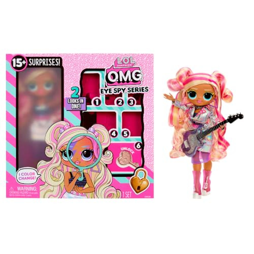 L.O.L. Surprise! OMG Eye Spy Series Rockstar Pop met Mode en Accessoires