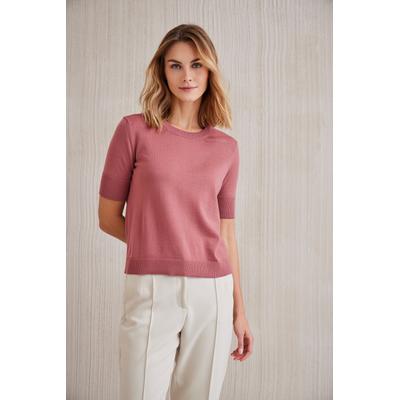 Strickpullover FALKE "Pure Merino Wool", Damen, Gr. M, camel (5038), Pullover Strickpullover
