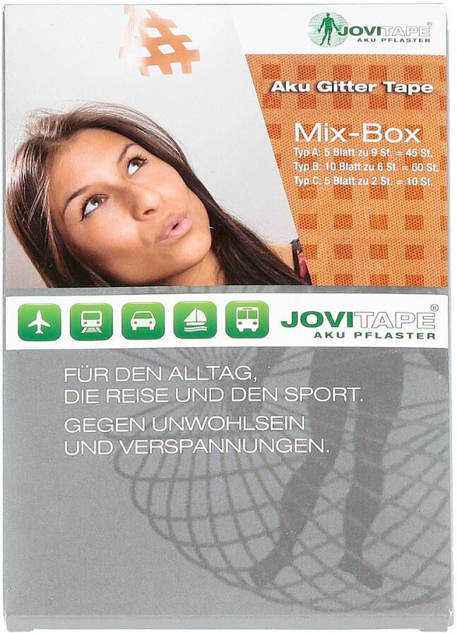 Jovitape Gittertape Mix-box Typ A+b+c 115stk