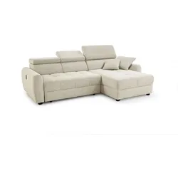 Ecksofa mit Funktion Move Stoff Beige