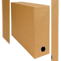 Exacompta 89520E 5x Transferbox Rücken 90mm gerilltes Papier - Farben sortiert
