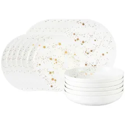 Seltmann Weiden Liberty Golden Stars Teller-Set 18-teilig