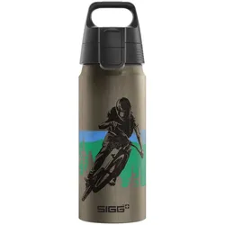 SIGG Kids Trinkflasche WMB One Bike Alu 600ml - grau|grün|blau