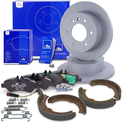 Ate Bremsscheiben +Bremsbeläge +Kontakt +Handbremse hinten [Hersteller-Nr. 40674526] für VW, Mercedes-Benz