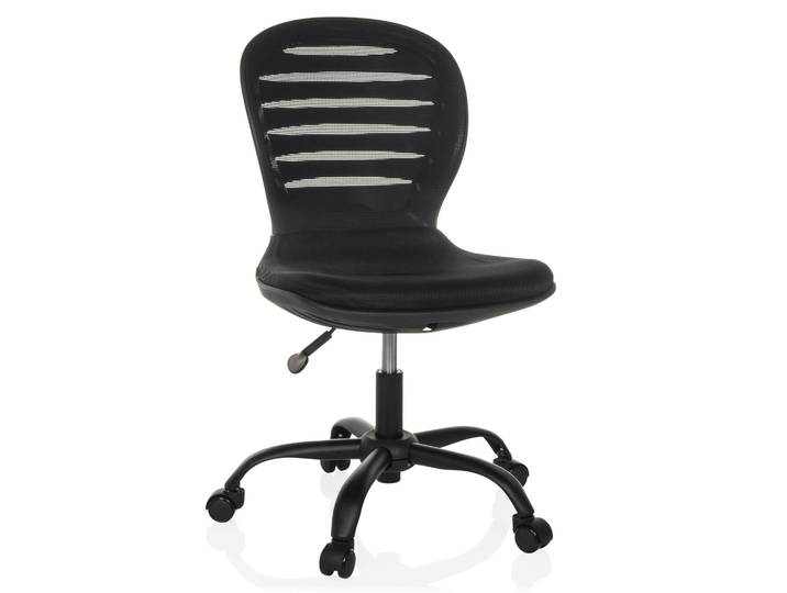 Chaise De Bureau / Chaise Pivotante Casla Maille Noire Hjh Office