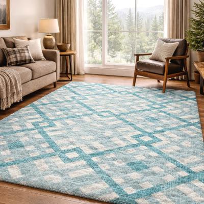 Addison Rugs Premium Washable Super Soft Geo Sinai Dream Shag Rug