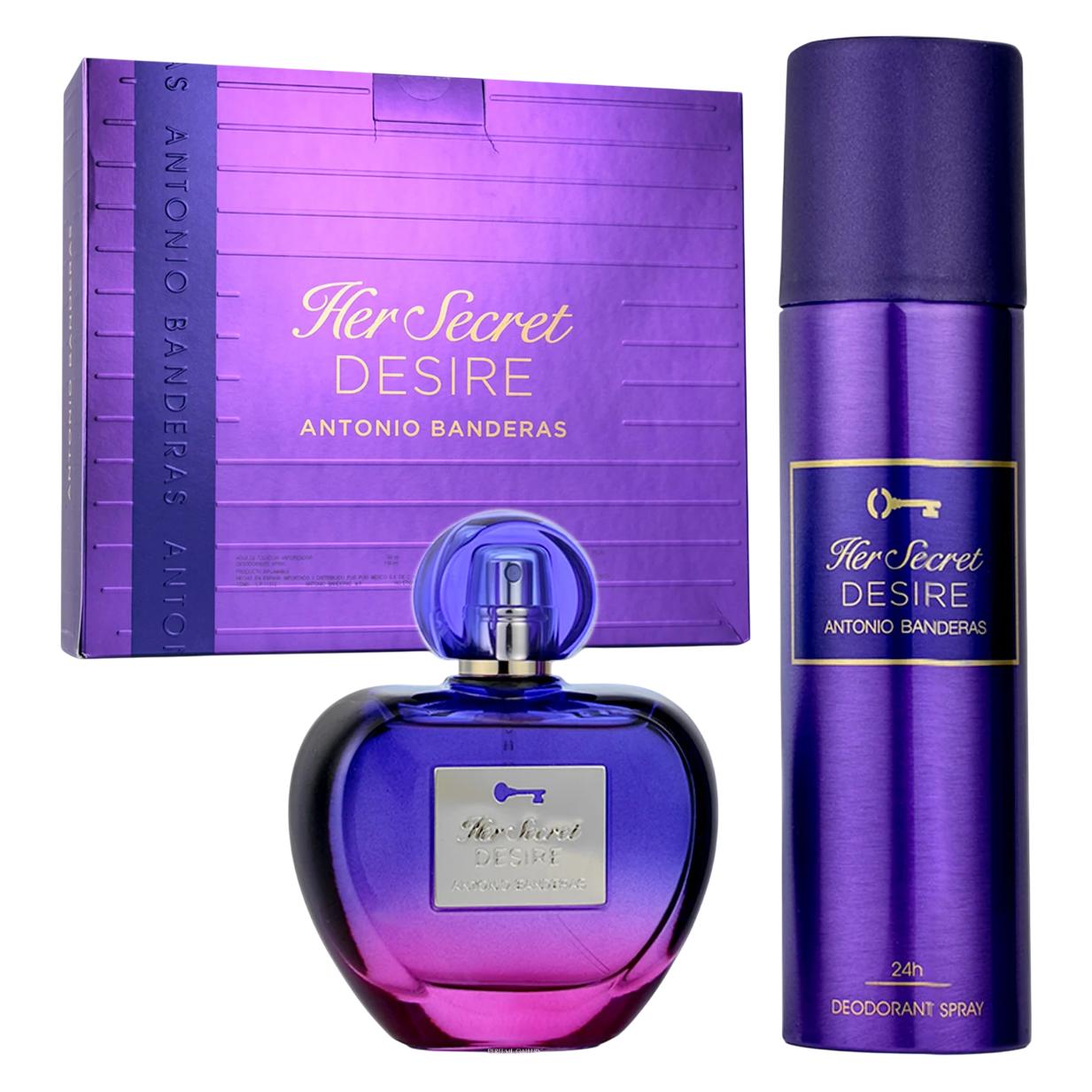 Antonio Banderas Banderas Parfums Her Secret Desire Geschenkset für Frauen Floraler und fruchtiger Duft Vanille und (48102266)