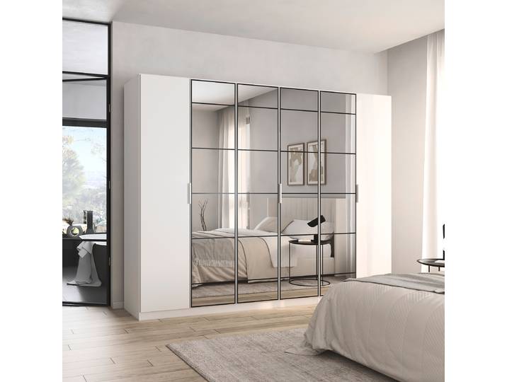 Drehtürenschrank Acero 271cm Weiß/Alpinweiß