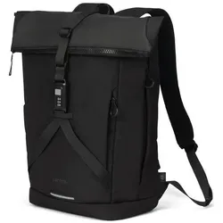 DICOTA D32175-RPET Rucksack Rolltop-Rucksack Schwarz Polyester
