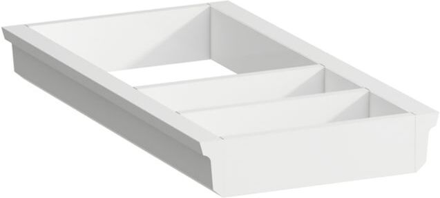LAUFEN Space Ordnungssystem H4954031606311 20x4,5x37,4cm, für kleine Schubladen, weiß
