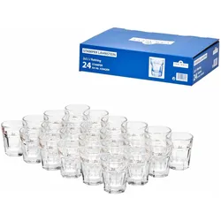 Bormioli Rocco Lahnstein Stamper mit Rotring-Eichung, Cocktailgläser, Transparent