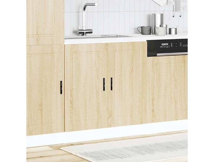 Moderne Buffet cuisine - Meuble bas pour évier Porto - chêne sonoma bois ingénierie @@1285