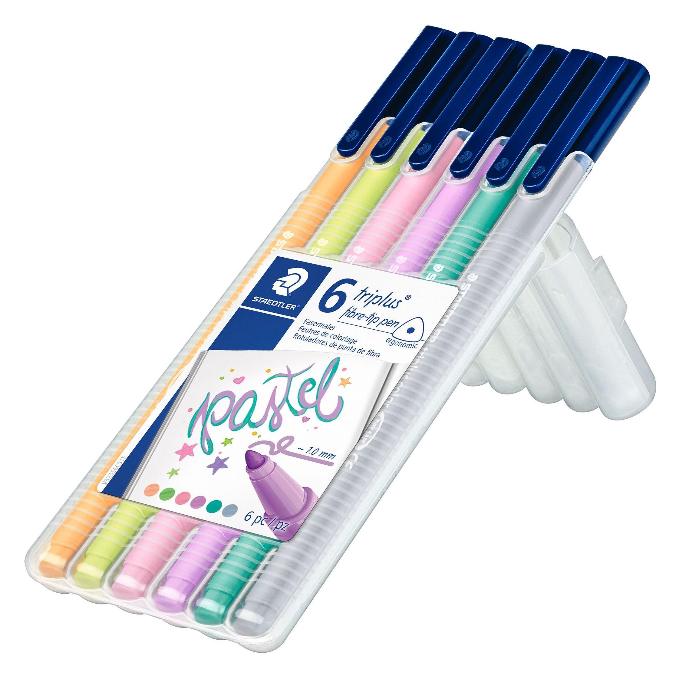 Staedtler triplus color 323 Dreikantige Fasermaler (6x) (323SB6CS01)