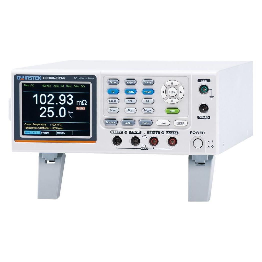 GW Instek GOM-804 Milliohmmeter GOM-804, digital, 50000 Counts (01OM804000GS)