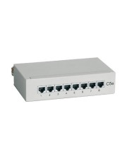 Digital Data Communications Equip Desktop Patch Panel Hellgrau RAL 7035 8 Ports (227308)