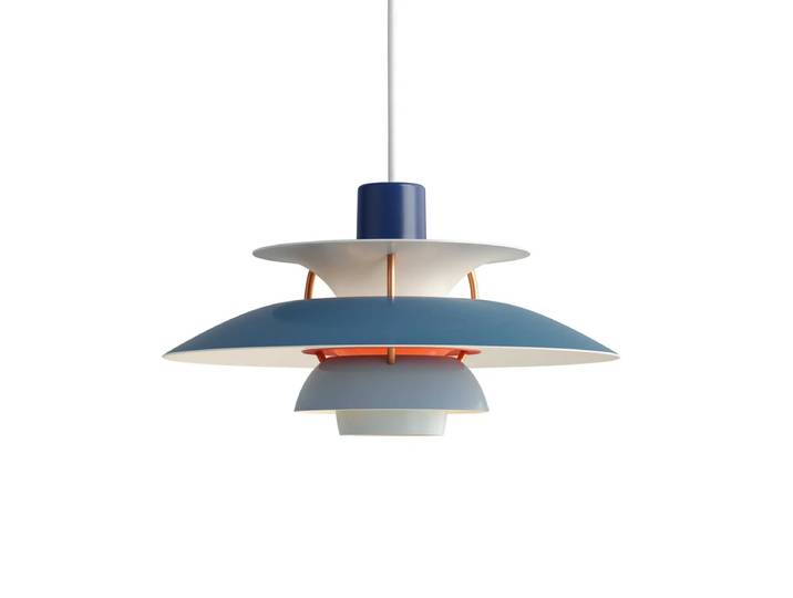 Louis Poulsen - PH 5 Mini Pendelleuchte, blau