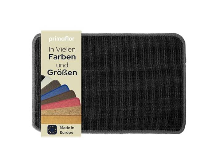 Primaflor Katzen-Kratzmatte - Schwarz, 200 x 300 cm, Rutschhemmende Sisalmatte für Krallenpflege, Robuster Kratzpad für Wand, Boden oder Kratzmöbel