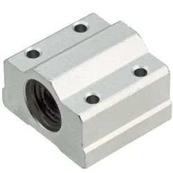 Makeblock Gleitblock, für 8mm Linearwellen, Aluminium, M4-Gewindebohrungen, 2 Stück
