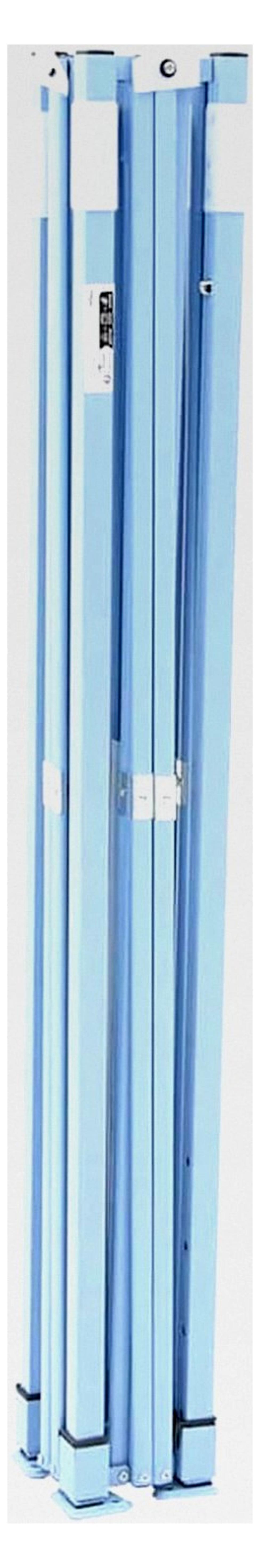 Faltbares Pop-Up Partyzelt mit 4 Seitenteilen in Beige, Oxford-Gewebe/PVC, 580x292x315 cm, Insektenschutz und klare Fenster, geeignet für Garten, Hochzeit, Party und Festival