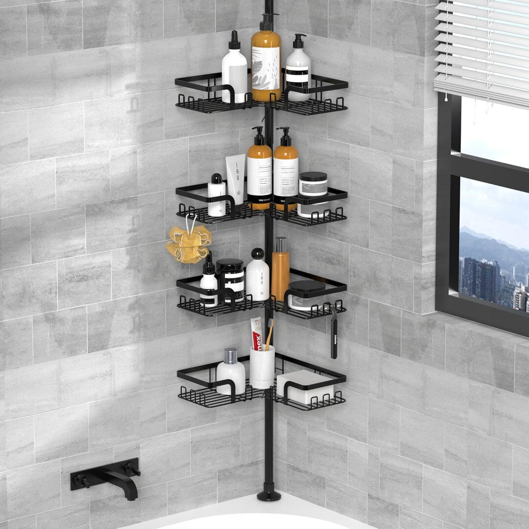 Rebrilliant Shower Caddy Matte Black