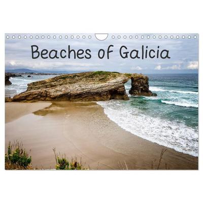 Beaches of Galicia (Wall Calendar 2026 DIN A4 landscape), CALVENDO 12 Month Wall Calendar