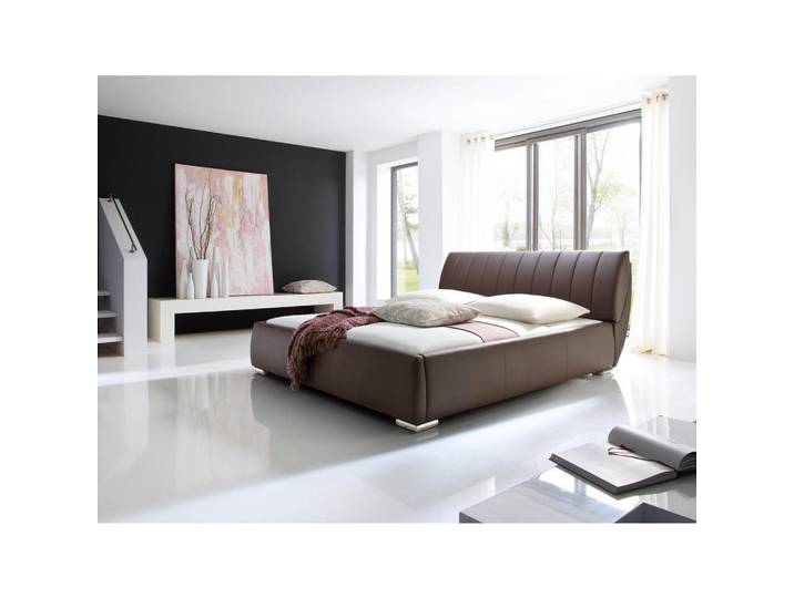 P & B Polsterbett, Braun, Metall, 180x200 cm, Reach, Schlafzimmer, Bett, Doppelbetten