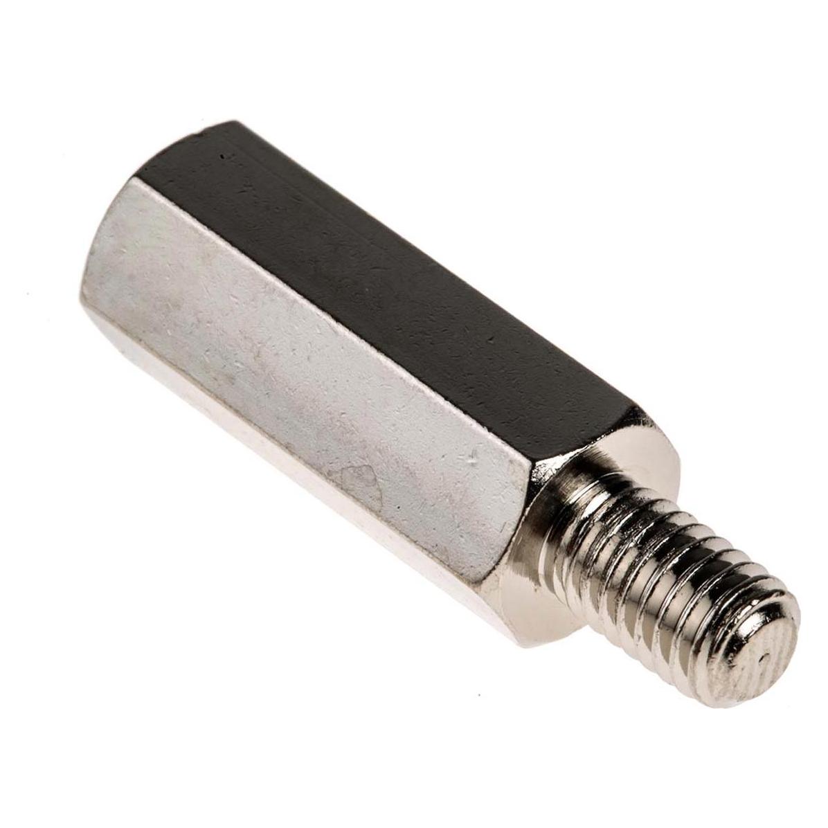 RS PRO Brass Hex. Threaded Spacer M5x20mm (8066639)