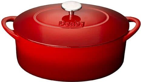 Denby Cast Iron Pomegranate 28cm Oval Casserole