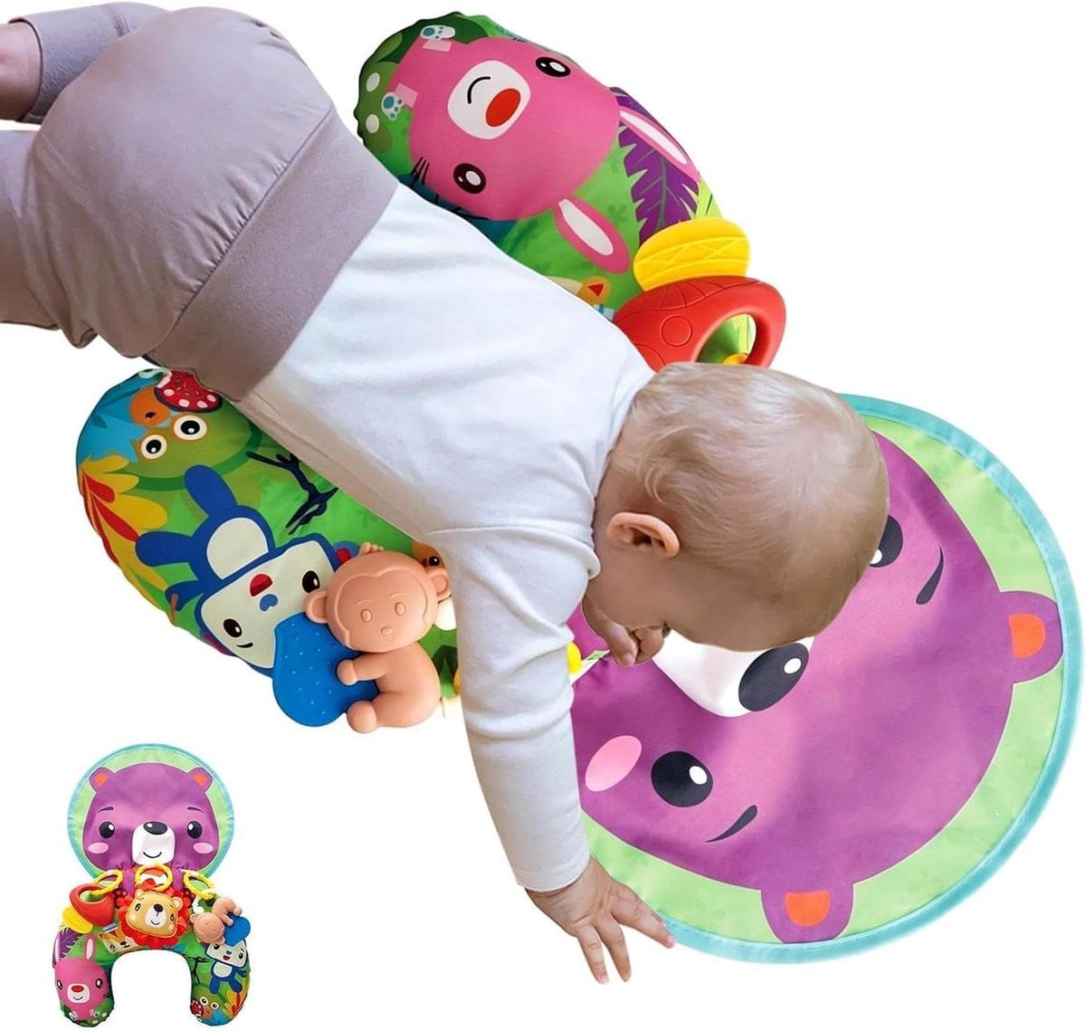 Sensorisch zitkussen voor kinderen met beer print - 456 x 318 cm