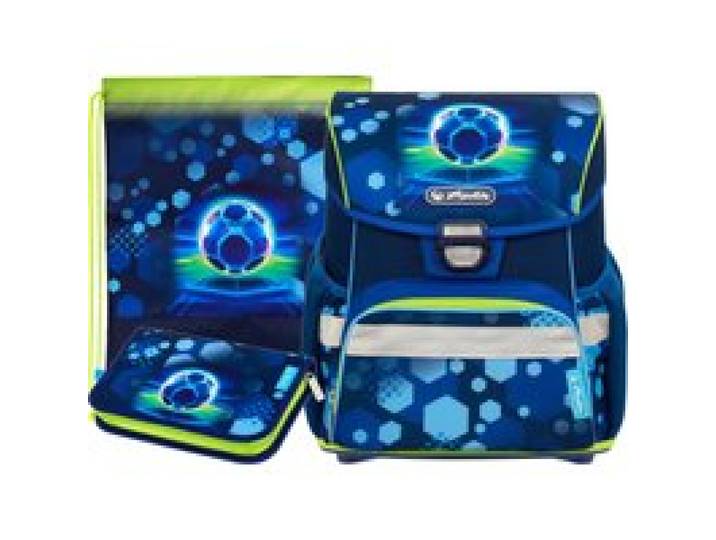 HERLITZ Set de cartable Loop+, 16 L, 3 pièces (football)