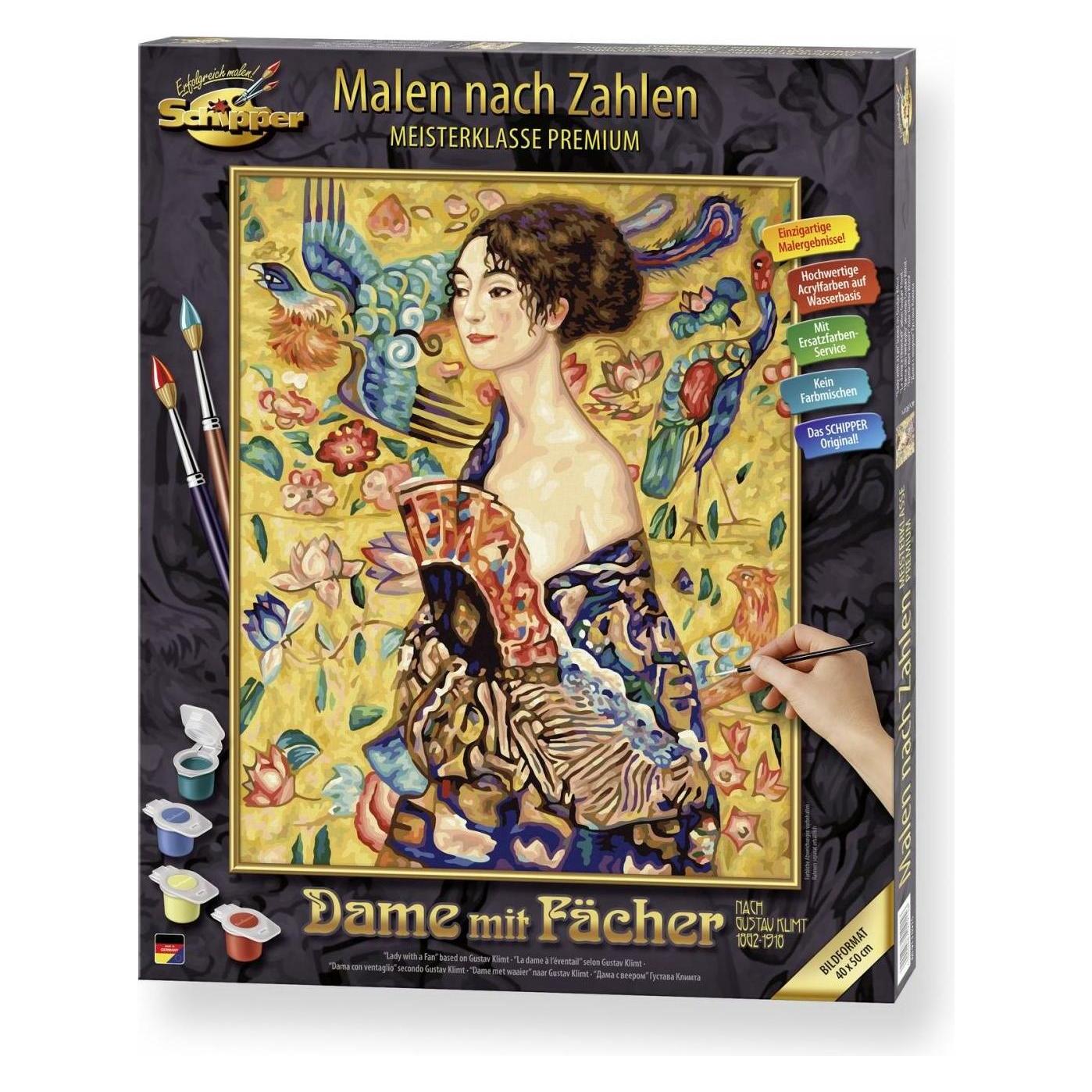 Schipper Malen nach Zahlen Dame mit Fächer (609130915)