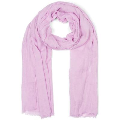 Schal STYLEBREAKER "Leichter Schal Einfarbig", Damen, lila (flieder), Obermaterial: 50% Viskose CV. 50% Baumwolle CO., Modisch, Modetücher Schal