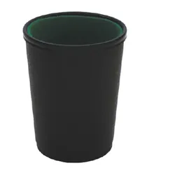 Würfelbecher Leder Schwarz Spielbecher Spiele Zubehör Dice Cup Schüttelbecher 1