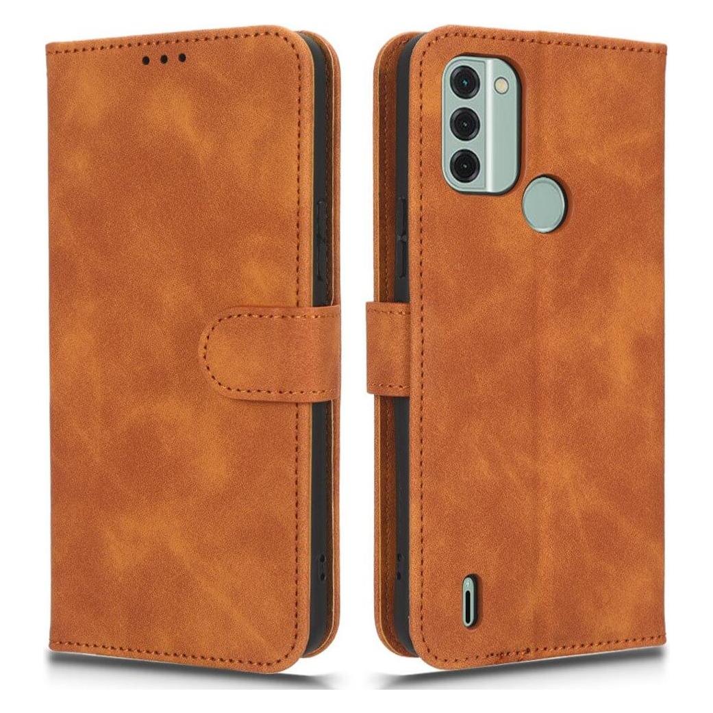 Cover-Discount Nokia C31 - Leder Etui Hülle braun (Nokia C31) (660124167D)