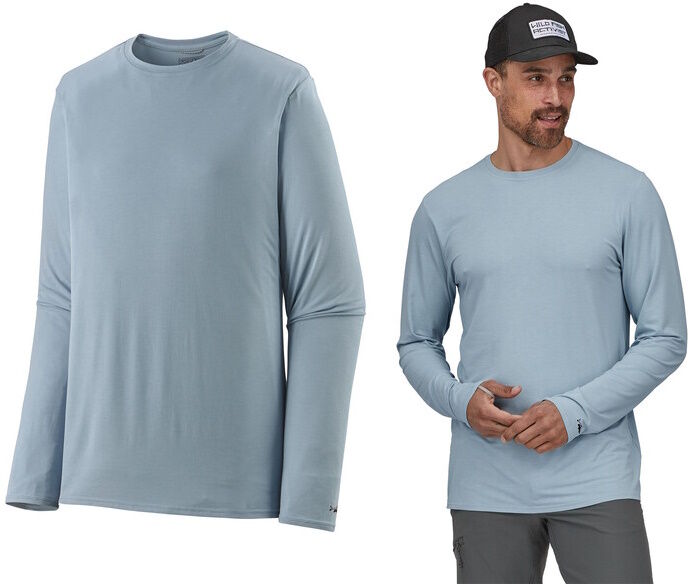 Patagonia Tropic Comfort Natural Crew-Steam Blue (Stme)-Xl