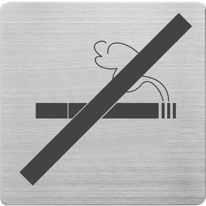Alco Hinweisschild 450-13, Nichtraucher, 9 x 9 cm, Nichtraucher