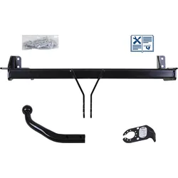 Brink Anhängerkupplung starr inkl. TowTec E-Satz 13polig universal - FIAT PANDA / PANDA CLASSIC