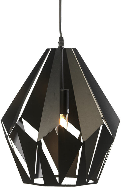 Metro Arkia 1 - Light Geometric Pendant Black 32.5cm H x 25cm W