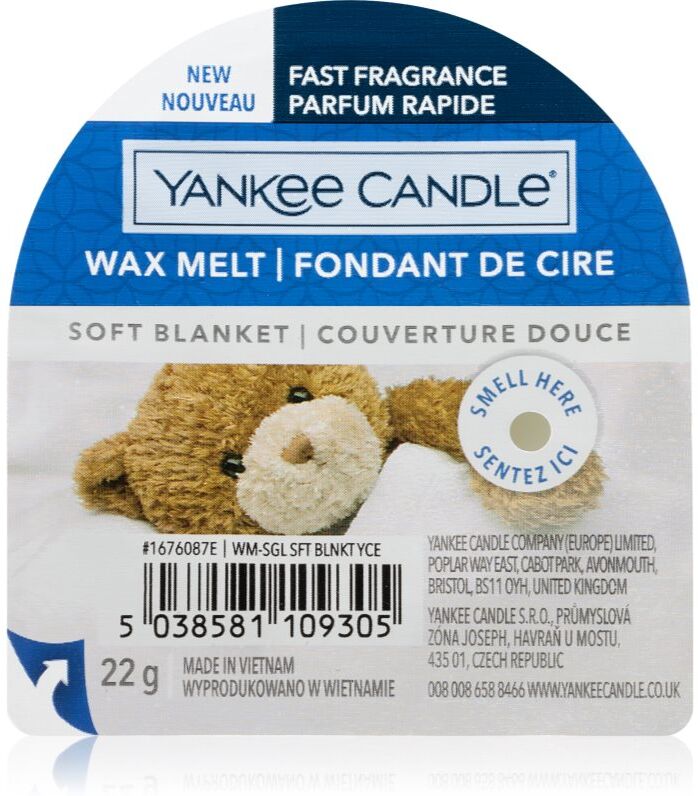 Yankee Candle Soft Blanket tartelette en cire 22 g