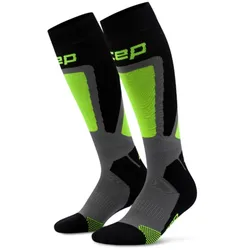 CEP Herren Ski Thermo Socken Tall 3.0 black lime - V - V