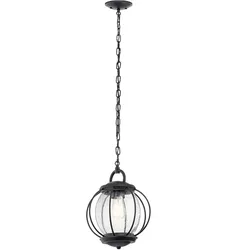 Hängeleuchte Deckenlampe Pendellampe Stahl Schwarz D 27,9 cm Esszimmerlampe