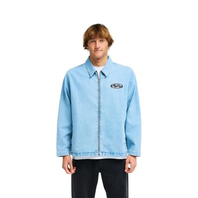 Jeansjacke BILLABONG "Pump Denim", Herren, Gr. S, blau (bleach), Obermaterial: 75% Baumwolle, 25% Baumwolle., Jacken Jeansjacke