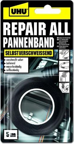 UHU Repair All Pannenband Gewebeband schwarz 19,0 mm x 5,0 m 1 St.