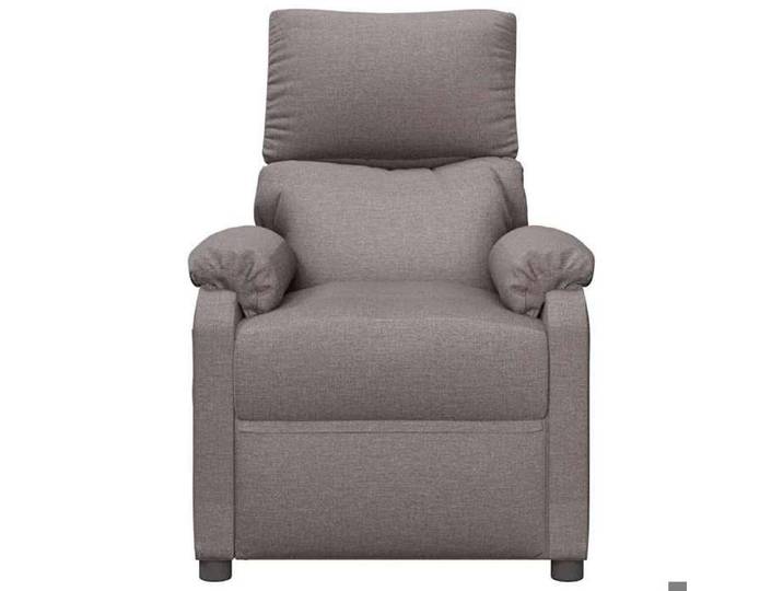Taupe Chaise confortable LEMON Fauteuil inclinable Taupe Tissu Pour maison/bureau_16771