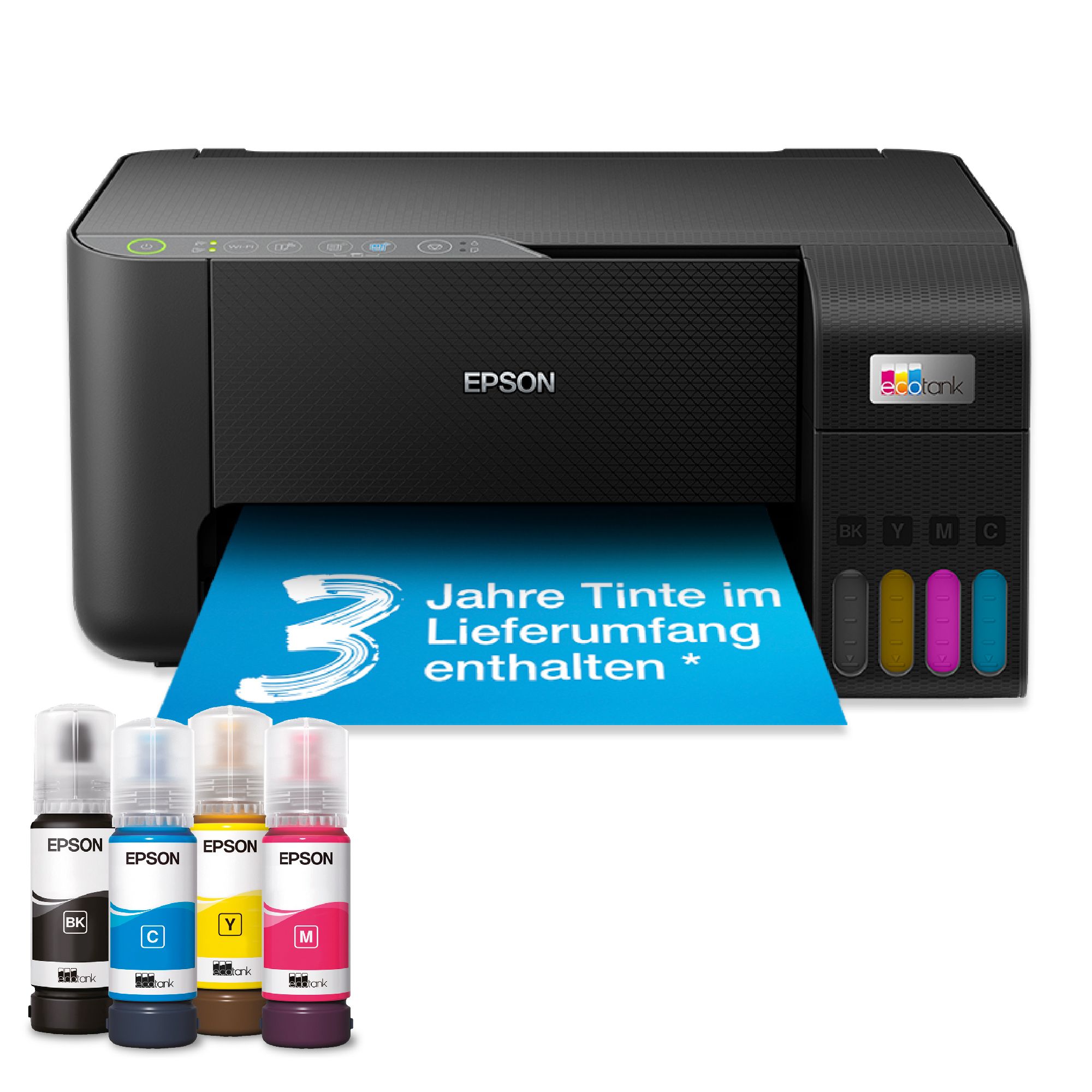 Epson EcoTank ET-2864 All in One A4 Tintenstrahl Drucker 5760 x 1440 DPI jetzt bis zu 150¤ Cashback sichern!* C11CJ67432