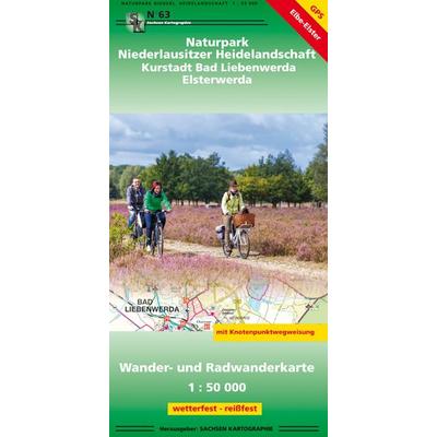 Naturpark Niederlausitzer Heidelandschaft - Kurstadt Bad Liebenwerda - Mühlberg - Schradenland 1:50 000, Sonstige von , Sachsen Kartographie,