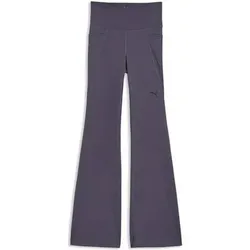 PUMA Damen Fitness / Workout Sporthosen lang Trainingshosen Da W TAD ESSENTIAL HW BOOTCUT PANT, Größe M in Grau Grau