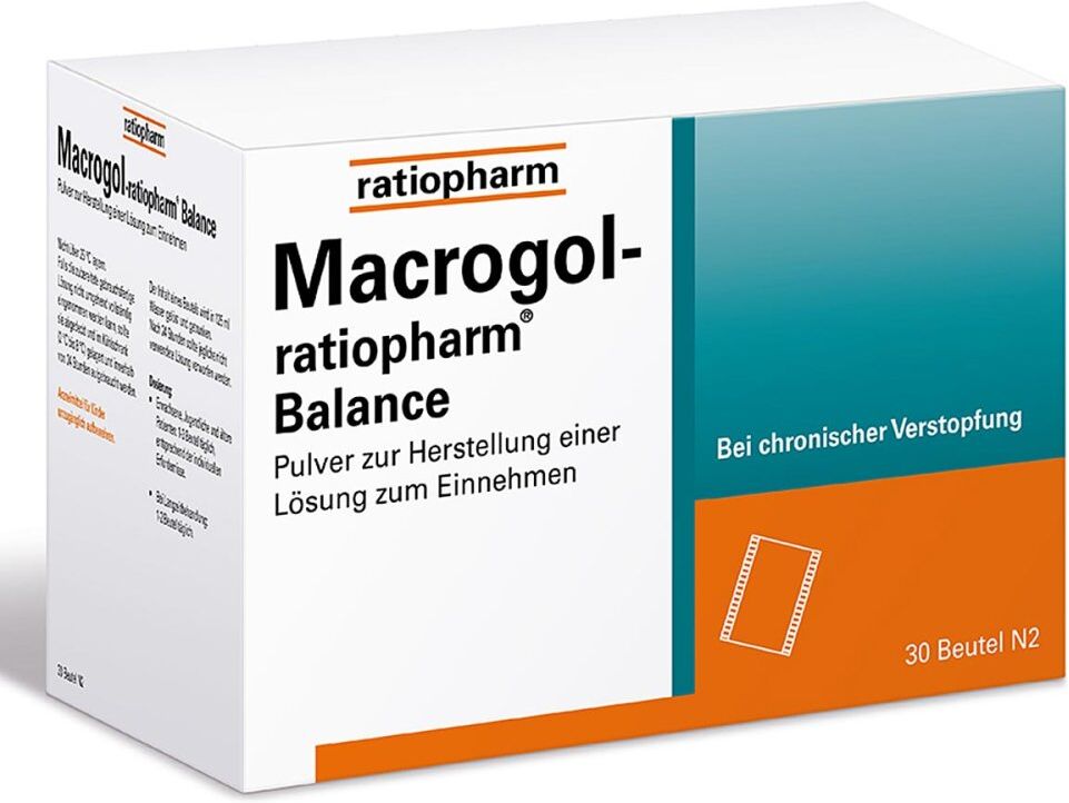 Macrogol-ratiopharm Balance 30stk