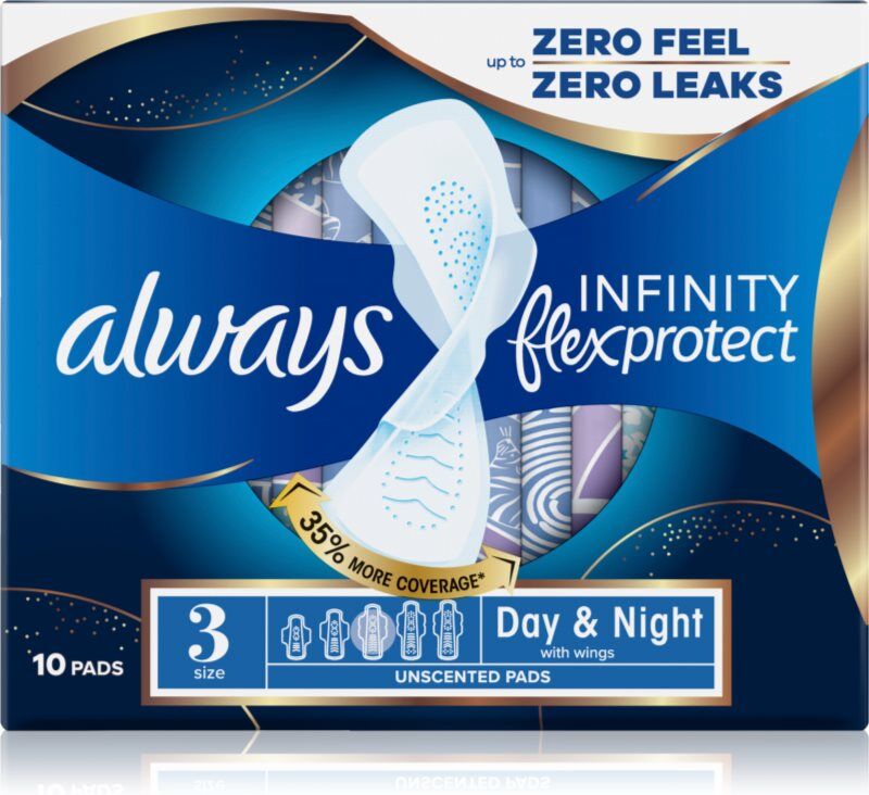 Always Infinity Day & Night Binden tagsüber und nachts 10 St.